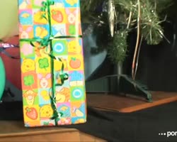 Santa has even more in store for the horny 19-year-old Alexandra!