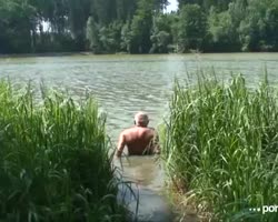 Elderly Pepe fucks student